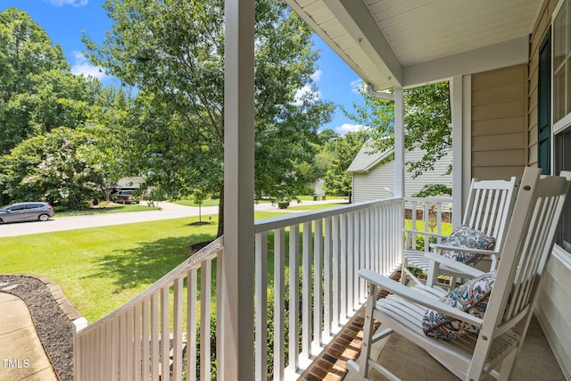508 Hidden Cellars Dr, Holly Springs, NC 27540 - view of covered porch