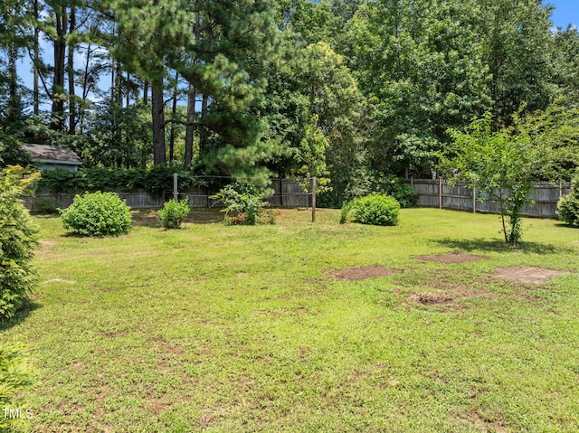 508 Hidden Cellars Dr, Holly Springs, NC 27540 - view of fenced backyard