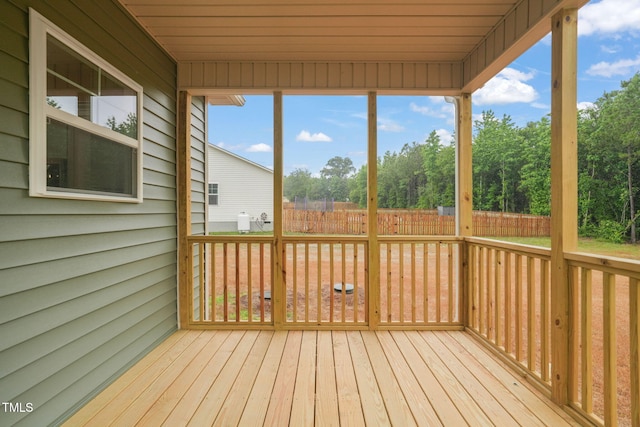 147 Harmony Trl, Broadway, NC 27505 - view of wooden terrace