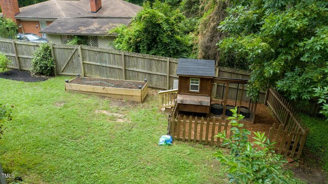 3934 Hope Valley Rd, Durham, NC 27707 - view of yard featuring a garden