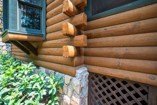 2416 Kearney Rd, Wake Forest, NC 27587 - exterior view of faux log siding