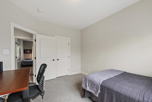 2661 Silver Bend Dr, Apex, NC 27539 - bedroom featuring carpet floors, baseboards, and a desk