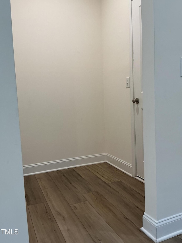 1116 Sidney Creek Dr Unit 1116, Zebulon, NC 27597 - unfurnished room featuring dark wood-style floors and baseboards