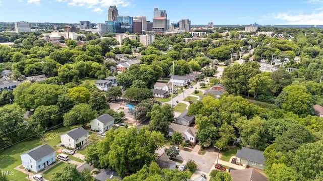 413 Top Greene Ln, Raleigh, NC 27601 - view of urban area with a tree filled landscape