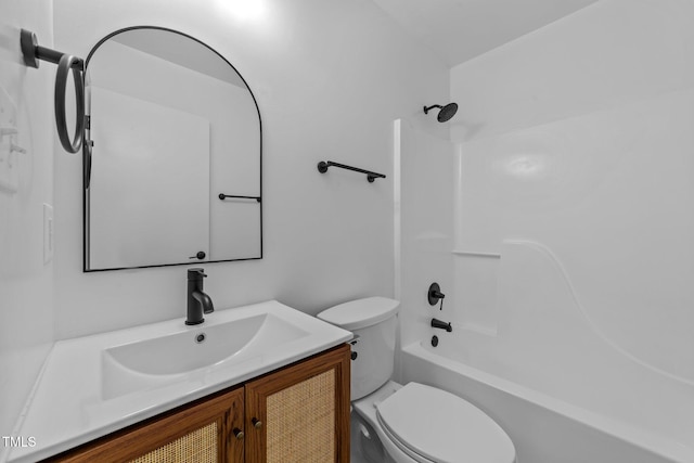 413 Top Greene Ln, Raleigh, NC 27601 - full bath with toilet, vanity, and bathing tub / shower combination