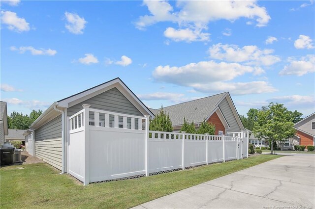 239 Nandina Ct Unit 21A, Fayetteville, NC 28311 - view of side of property featuring central air condition unit
