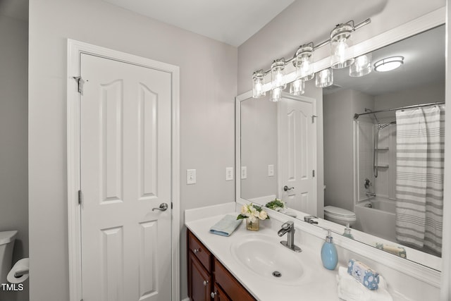 7873 Cape Charles Dr, Raleigh, NC 27617 - full bathroom with vanity and shower / tub combo