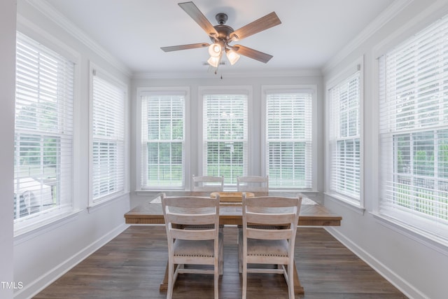 470 E Wellesley Dr, Clayton, NC 27520 - sunroom featuring wood finished floors and crown molding