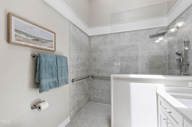 115 Heatherwood Dr, Apex, NC 27502 - full bath featuring vanity and a walk in shower