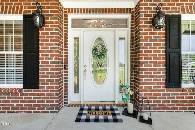 206 W Stoneybrook Ct, Benson, NC 27504 - view of exterior entry with brick siding
