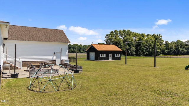 4333 US-117 Hwy, Wilson, NC 27893 - view of yard featuring a patio area and an outbuilding