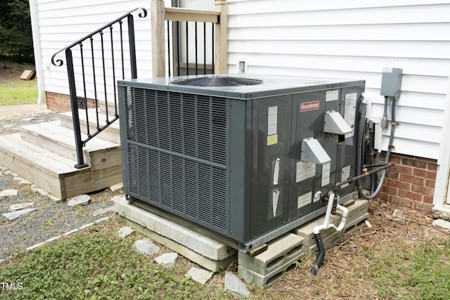 409 Glaive Dr, Durham, NC 27703 - exterior view of a cooling unit