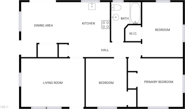 1914 Adams Pl, Hillsborough, NC 27278 - view of home floor plan