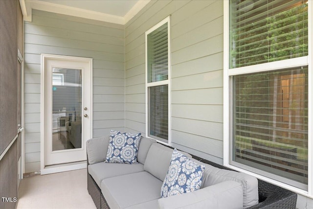 857 Whistable Ave, Wake Forest, NC 27587 - view of patio / terrace with an outdoor living space