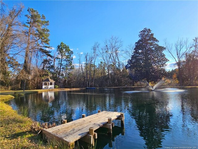3647 Olivia Rd, Sanford, NC 27332 - dock area featuring a water view