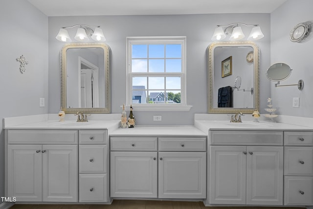 204 Ashland Hill Dr, Holly Springs, NC 27540 - full bathroom with double vanity