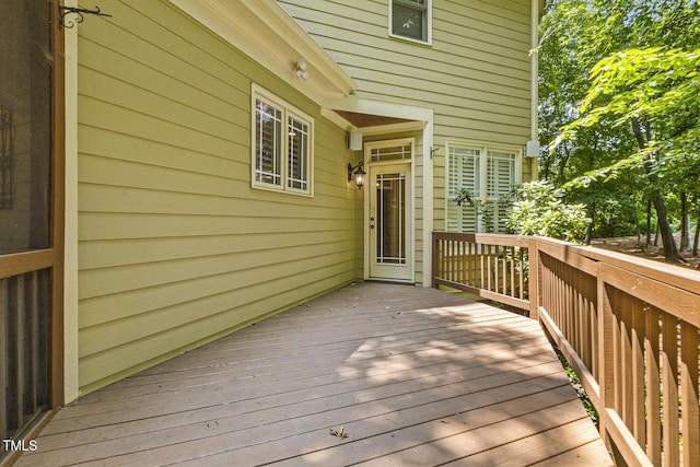3124 Briar Stream Run, Raleigh, NC 27612 - view of wooden deck