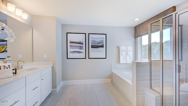 1900 Clydner Dr, Apex, NC 27523 - full bath with vanity and a bath