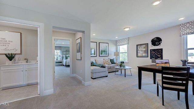 1900 Clydner Dr, Apex, NC 27523 - office space featuring light carpet, healthy amount of natural light, and recessed lighting