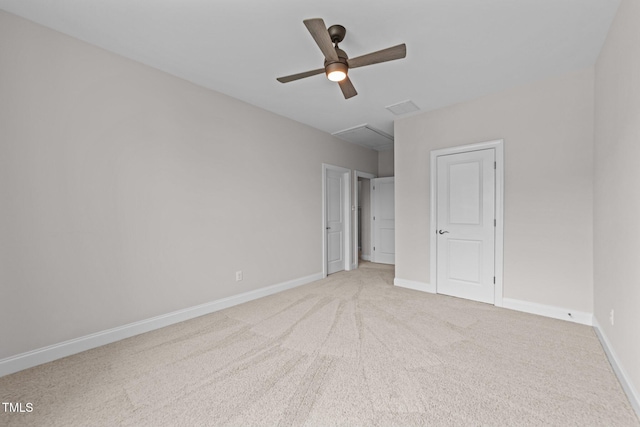 7502 Latteri Ct, Raleigh, NC 27613 - unfurnished bedroom featuring carpet floors and ceiling fan