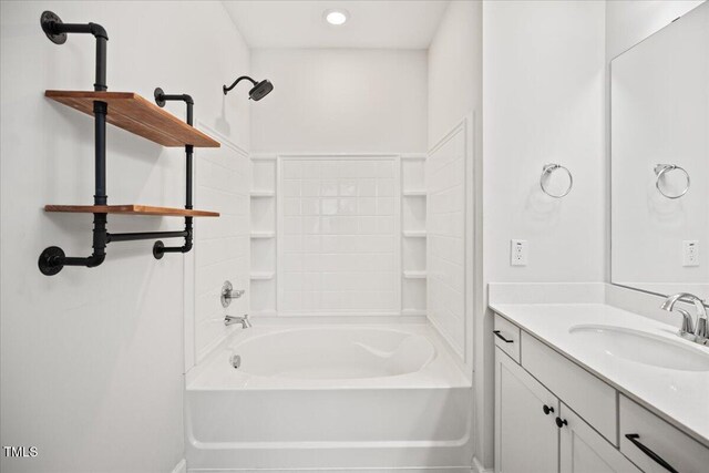 214 George Pine Way, Knightdale, NC 27545 - bathroom featuring vanity and shower / washtub combination