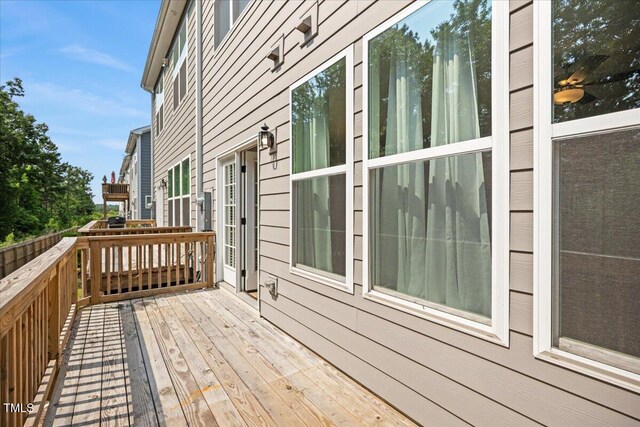 214 George Pine Way, Knightdale, NC 27545 - view of deck