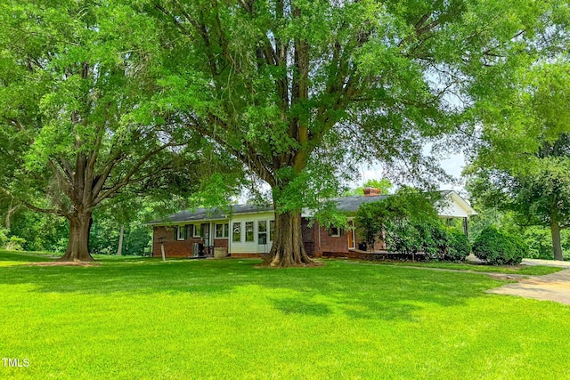 9455 Boston Rd, Roxboro, NC 27574 - view of green lawn featuring cooling unit