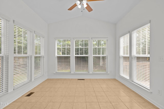 324 Farrow Glen Loop, Cary, NC 27519 - unfurnished sunroom with healthy amount of natural light, vaulted ceiling, and baseboards