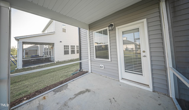 1108 Matterhorn Dr, Fuquay Varina, NC 27526 - view of unfurnished sunroom