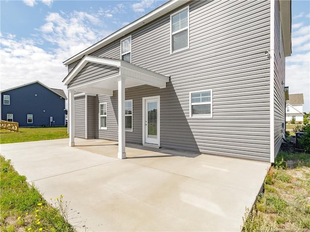 298 Turkey Trot Ln, Raeford, NC 28376 - rear view of property with a patio area