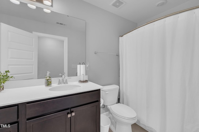 325 Buckhorn Branch Park, Clayton, NC 27520 - bathroom featuring vanity, toilet, and curtained shower