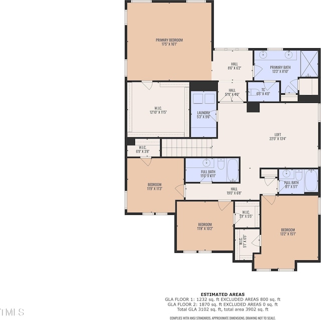 325 Buckhorn Branch Park, Clayton, NC 27520 - property floor plan