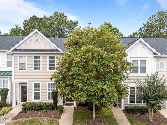 5717 Corbon Crest Ln, Raleigh, NC 27612 - view of property featuring roof with shingles