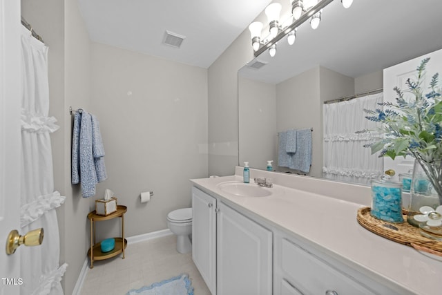5717 Corbon Crest Ln, Raleigh, NC 27612 - full bathroom with vanity and tile patterned floors
