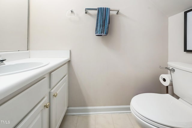 306 Berlin Way, Morrisville, NC 27560 - half bathroom featuring vanity, toilet, and baseboards