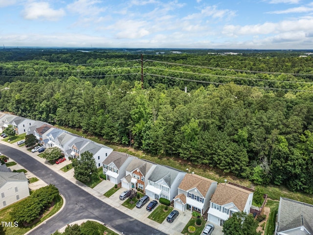 306 Berlin Way, Morrisville, NC 27560 - aerial view of residential area with a forest