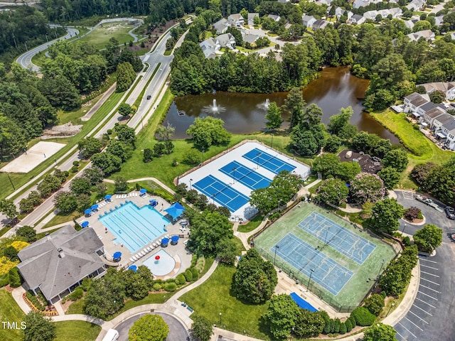 306 Berlin Way, Morrisville, NC 27560 - drone / aerial view of a nearby body of water