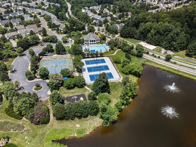 306 Berlin Way, Morrisville, NC 27560 - aerial view of property's location with a large body of water