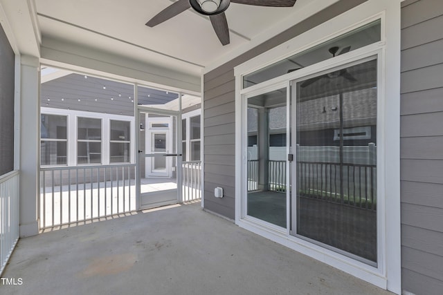 1217 Linkwood Way, Fuquay Varina, NC 27526 - view of patio featuring a ceiling fan