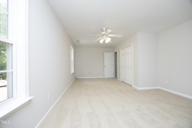 803 High Ct, Hillsborough, NC 27278 - carpeted empty room featuring a ceiling fan and baseboards