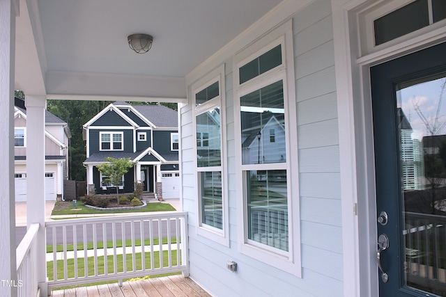 1534 Millrock Trl, Wendell, NC 27591 - view of wooden porch