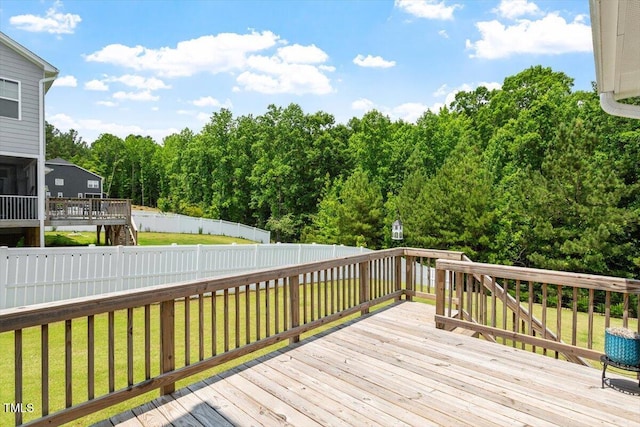 74 Permit Ct, Chapel Hill, NC 27517 - view of wooden terrace
