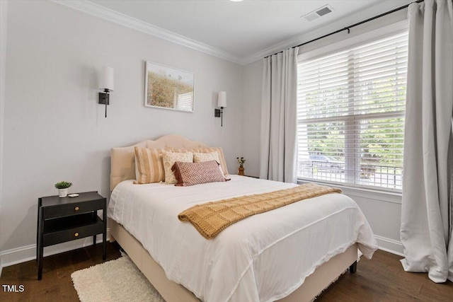 74 Permit Ct, Chapel Hill, NC 27517 - bedroom featuring crown molding, wood finished floors, and baseboards