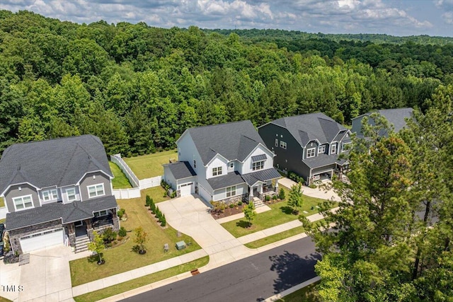 74 Permit Ct, Chapel Hill, NC 27517 - view of subject property featuring a heavily wooded area