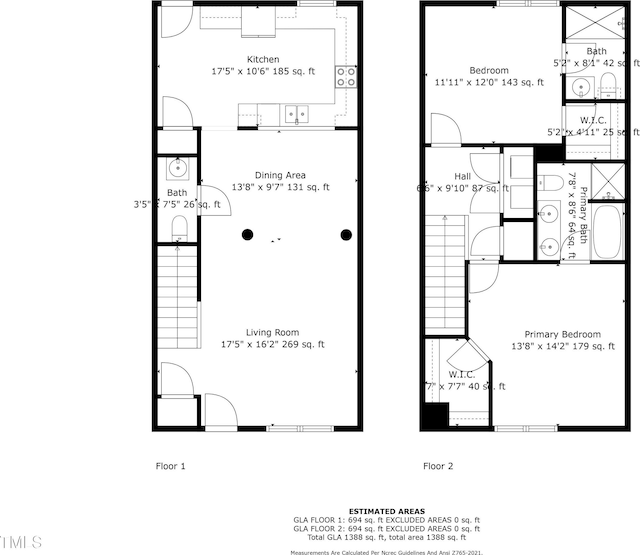 1154 Bungalow Park Dr, Apex, NC 27502 - floor plan / room layout