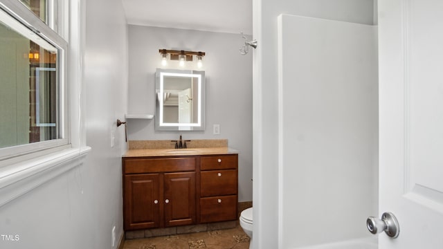 5820 Wake Forest Highway, Durham, NC 27703 - bathroom with toilet and vanity