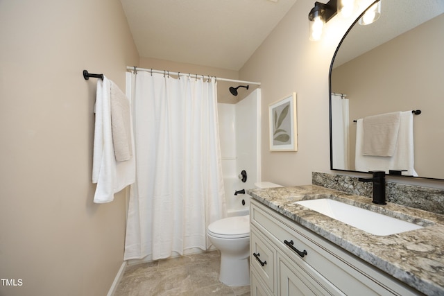 105 Old Dock Trl, Cary, NC 27519 - full bath with vanity, toilet, and shower / bath combination with curtain