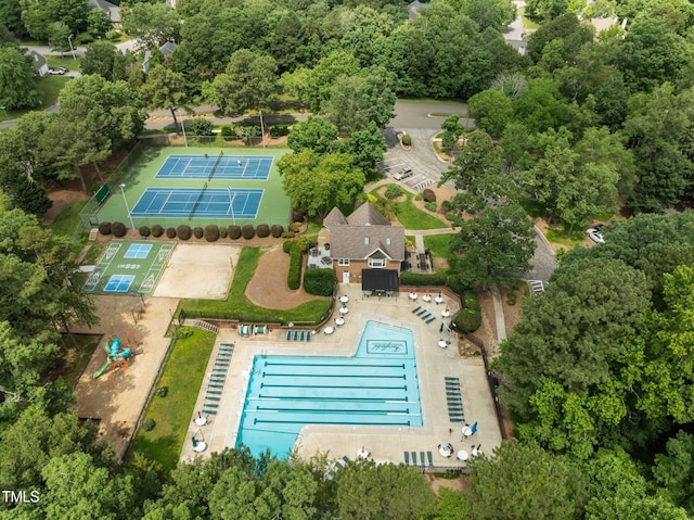 7409 Chesley Ln, Durham, NC 27713 - drone / aerial view