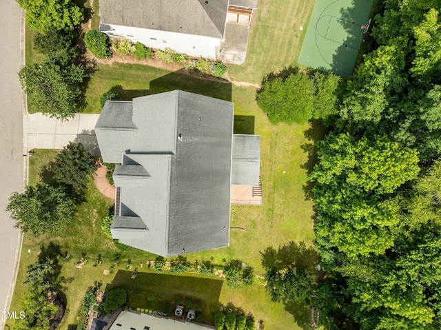 7409 Chesley Ln, Durham, NC 27713 - drone / aerial view