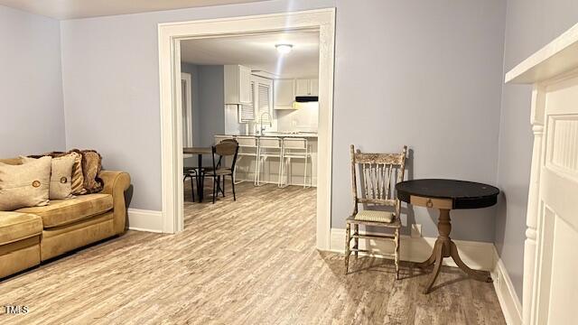 509 Cedar Creek Rd, Fayetteville, NC 28312 - living area with wood finished floors and baseboards